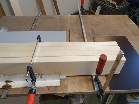 Sawing the notches