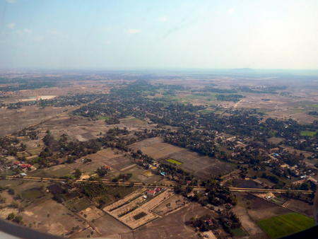 Siem Reap from the air